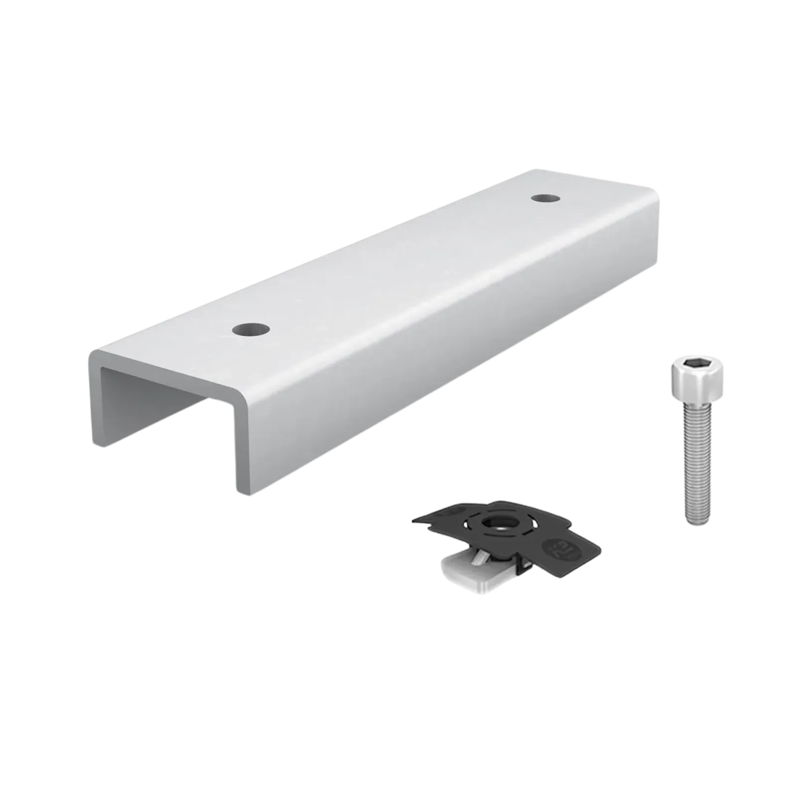 K2 Systems Dome FlatConnector Set (Schienenverbinder-Set für SpeedRail und FlatRail)